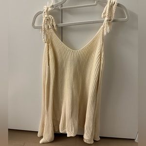 Cream Knit blouse